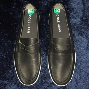 New Cole Haan Hyannis Penny Loafer Black Leather